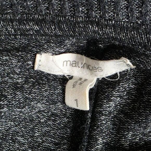 Maurices Gray Soft Knit 3/4 Sleeve Pullover Top L - Picture 8 of 9